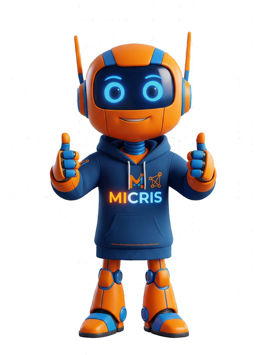 MICRIS maskot – tvorba web stránok ako služba